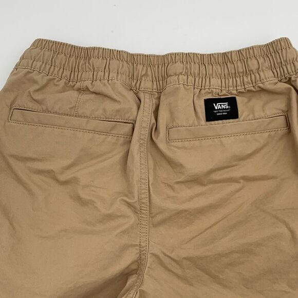 Vans boys size large khaki chino elastic waist summer shorts - Picture 6 of 7
